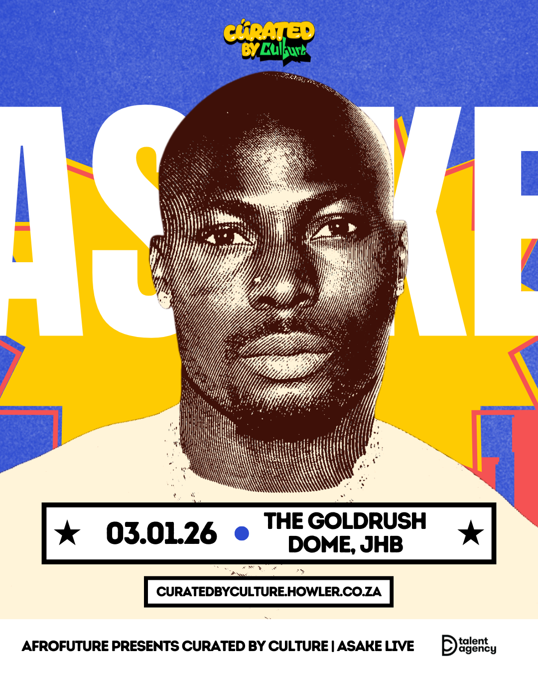 Asake SA poster tag @cmg.za_ Curated by Culture